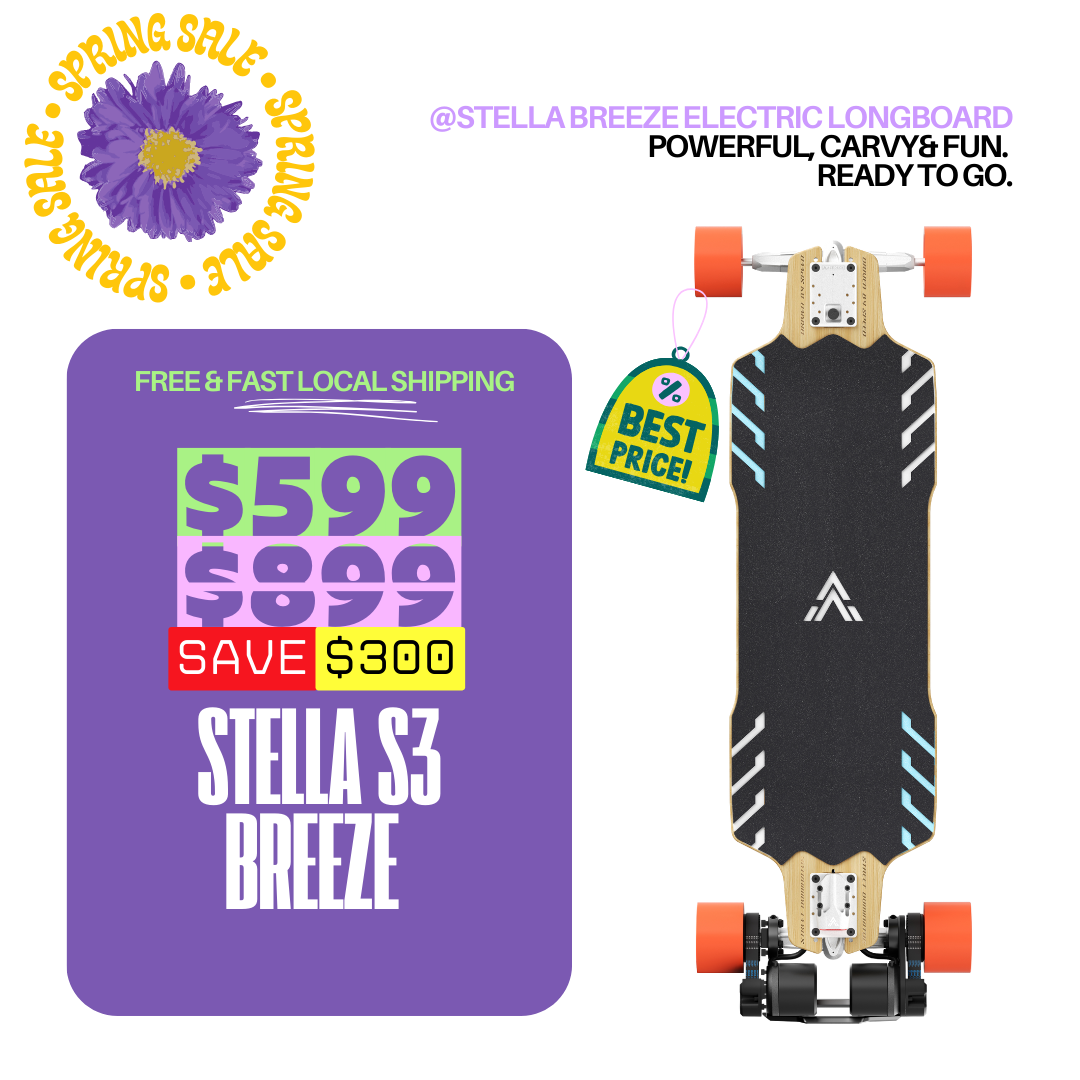Acedeck® Stella S3 Breeze Electric Longboard-Powerful& Long Range - Recensione Skateboard elettrico