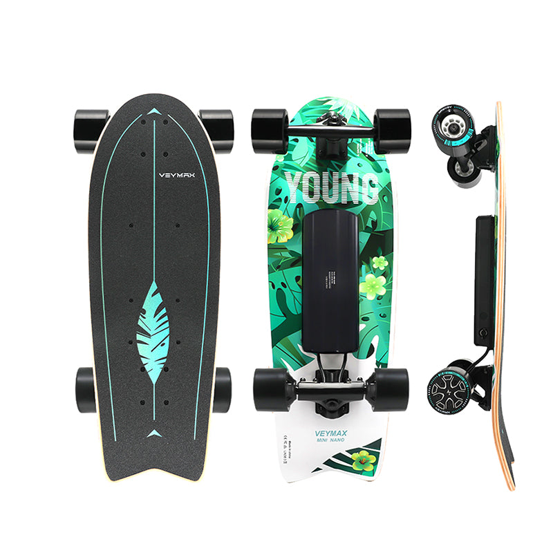 Veymax® Nano Mini Electric Skateboard Shortboard - Recensione Skateboard elettrico