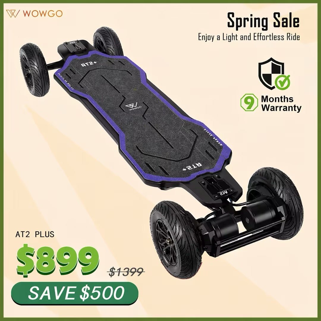 WowGo AT2 Plus Electric Skateboard & Longboard - Recensione Skateboard elettrico