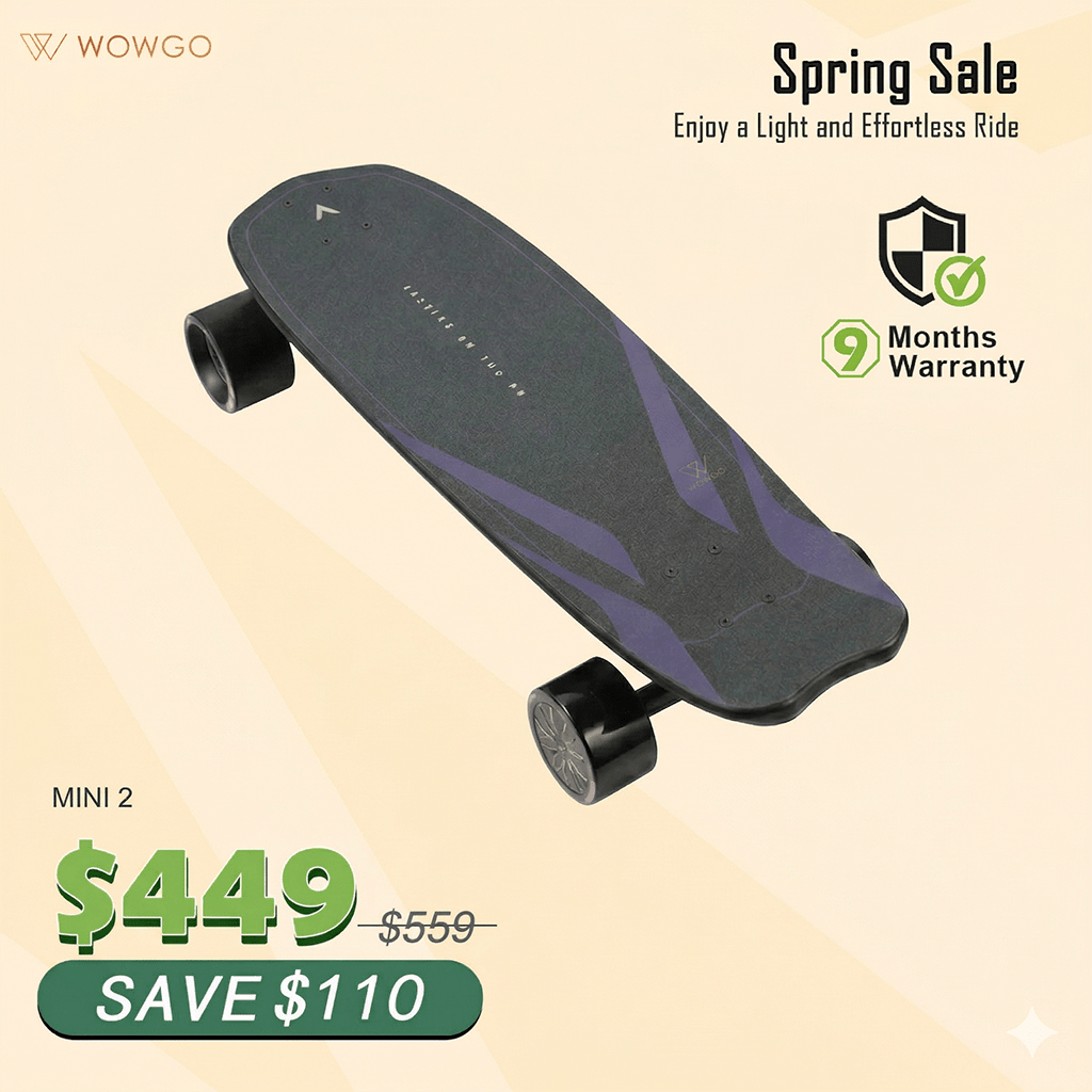 WowGo Mini 2 Electric Skateboard & Shortboard - Recensione Skateboard elettrico