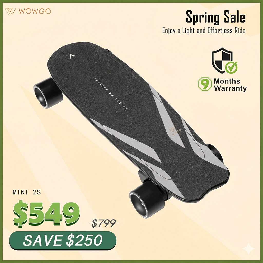 WowGo Mini 2S Electric Skateboard & Shortboard - Recensione Skateboard elettrico