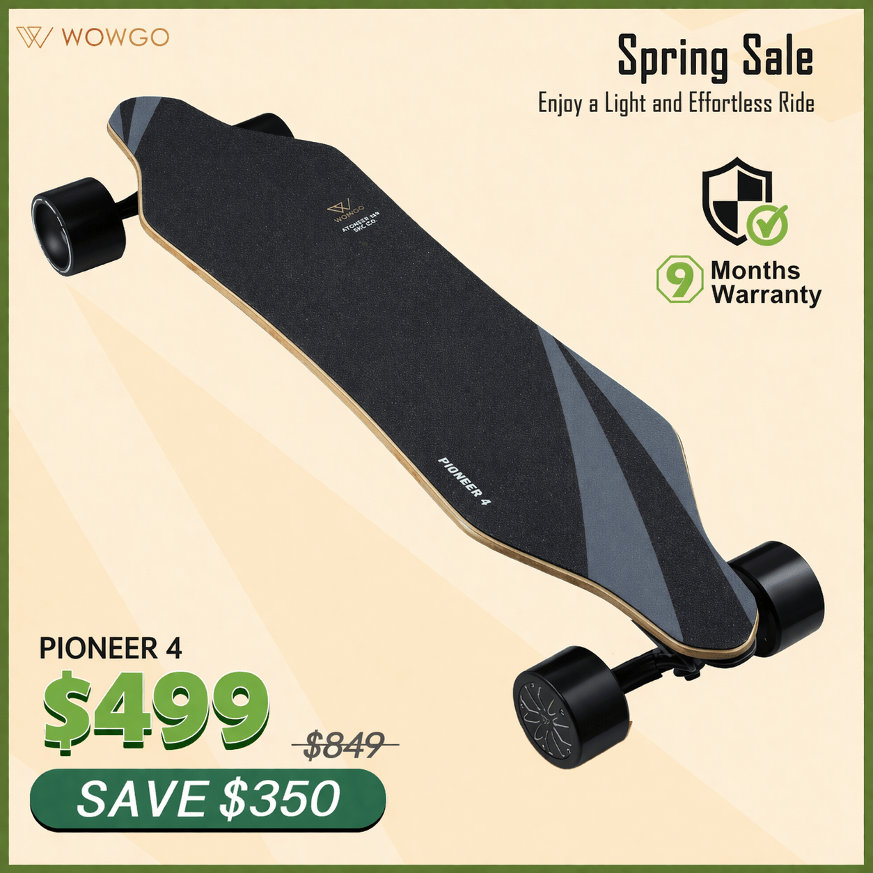 WowGo Pioneer 4 Electric Skateboard & Longboard - Recensione Skateboard elettrico